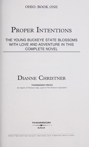 Cover of Proper intentions