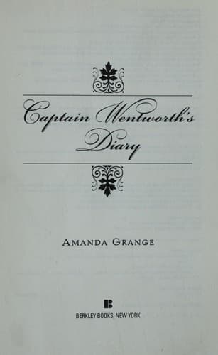 Cover of Captain Wentworth's Diary