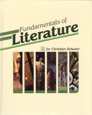 Cover of Fundamentals of literature for Christian schools