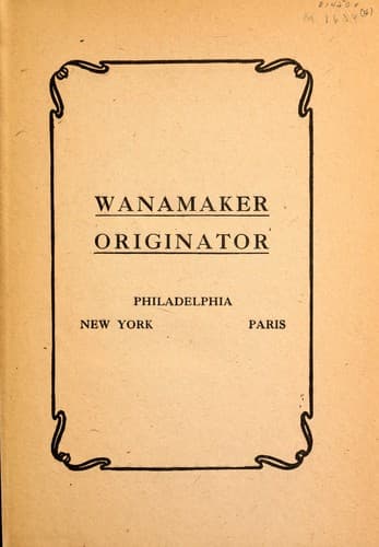 Cover of The Wanamaker primer on Abraham Lincoln