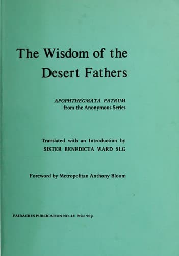 Cover of The wisdom of the Desert Fathers