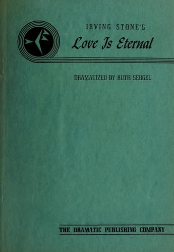 Cover of Irving Stone's Love is eternal