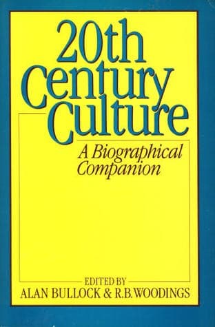 Cover of 20th Century Culture; A Biographical Companion