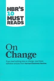Cover of HBR's 10 must reads on change