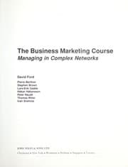 Cover of The business marketing course