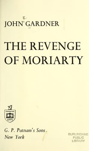 Cover of Revenge of Moriarty