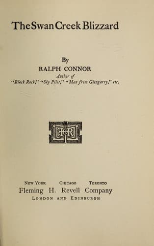 Cover of The Swan Creek blizzard
