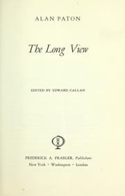 Cover of The long view