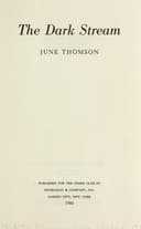 Cover of The dark stream