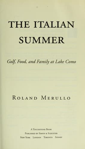 Cover of Italian Summer