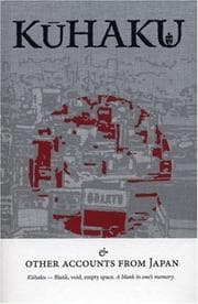 Cover of Kuhaku and Other Accounts from Japan