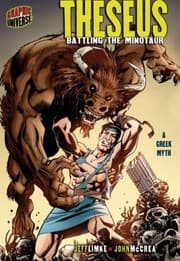 Cover of Theseus Battling The Minotaur A Greek Myth