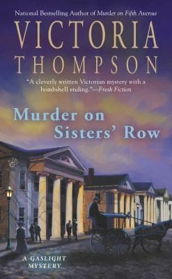 Cover of Murder On Sisters Row A Gaslight Mystery