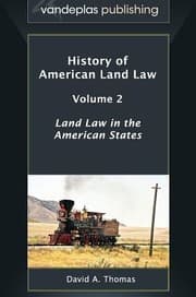 Cover of History Of American Land Law Volume 2 Land Law In The American States
