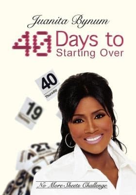 Cover of 40 Days To Starting Over No More Sheets Challenge
