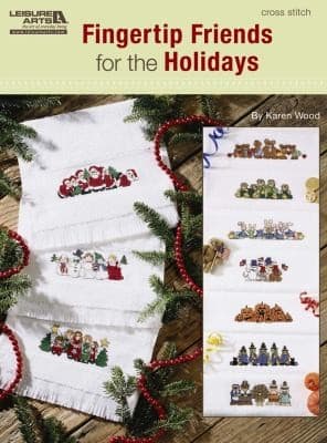 Cover of Fingertip Friends for the Holidays Leisure Arts 5521