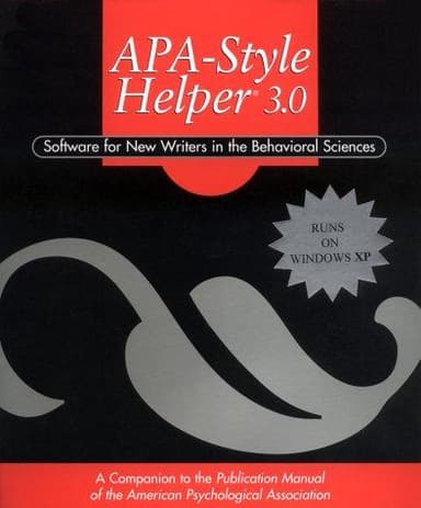 Cover of APA Style Helper 3.0