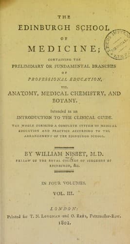 Cover of The Edinburgh School of Medicine
