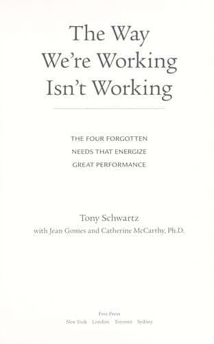 Cover of The way we're working isn't working