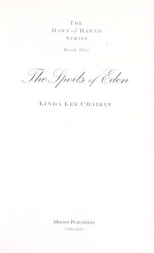 Cover of The spoils of Eden