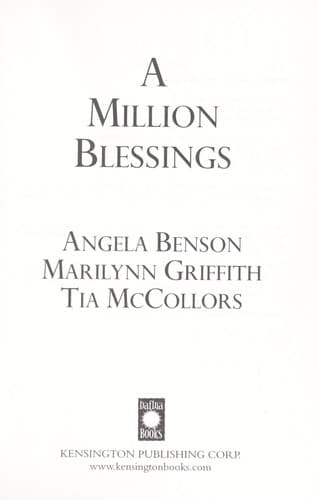 Cover of A million blessings