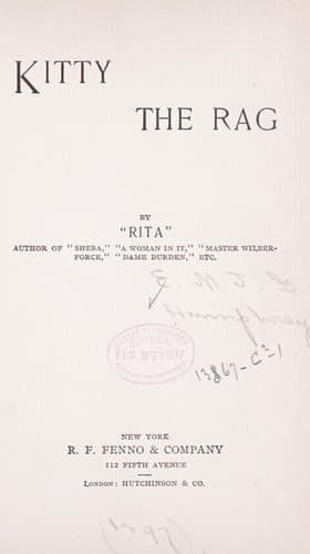 Cover of Kitty the rag