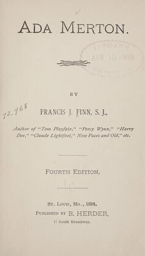 Cover of Ada Merton