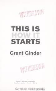 Cover of This is how it starts