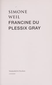 Cover of Simone Weil