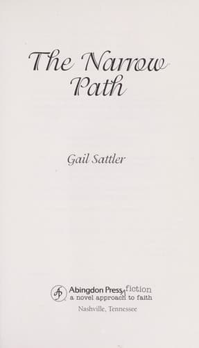 Cover of The narrow path