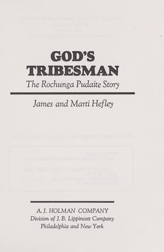 Cover of God's tribesman