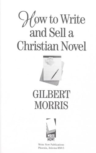 Cover of How to Write and Sell a Christian Novel