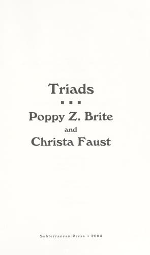 Cover of Triads