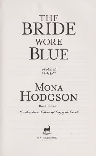 Cover of The bride wore blue