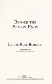 Cover of Before the season ends