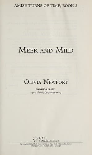 Cover of Meek and mild