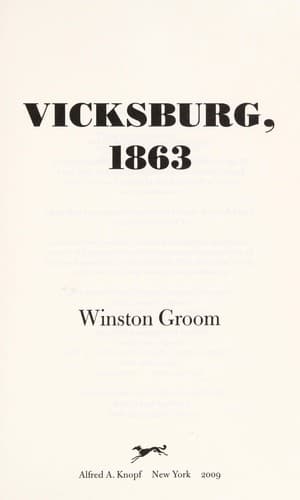 Cover of Vicksburg, 1863