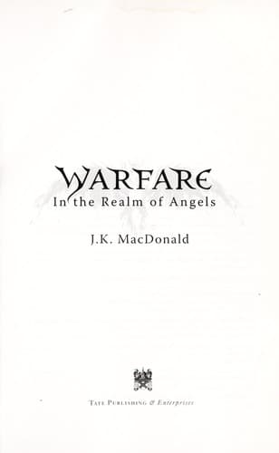 Cover of Warfare in the realm of angels