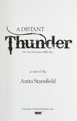 Cover of A distant thunder