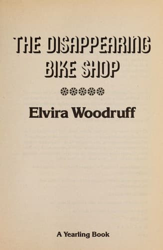 Cover of The disappearing bike shop