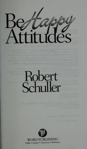 Cover of The be happy attitudes