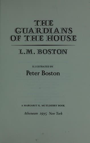 Cover of The guardians of the house