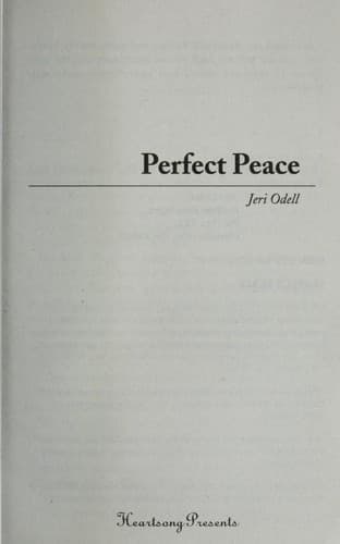 Cover of Perfect peace