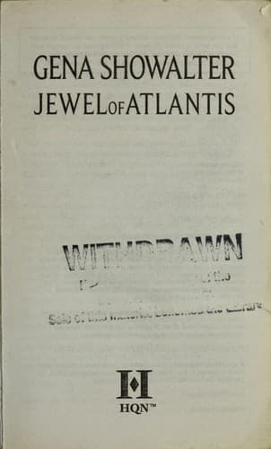 Cover of Jewel Of Atlantis: Showalter, Gena: 9780373773572