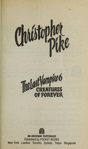 Cover of The last vampire 6