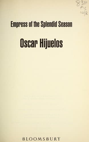 Cover of Empress of the splendid season