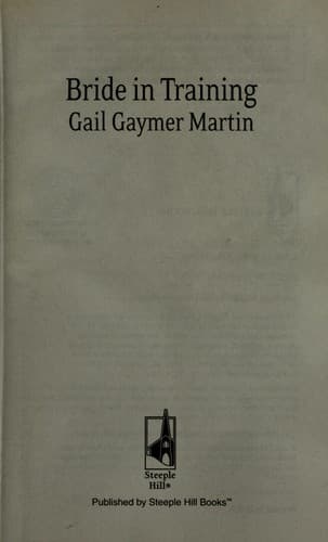 Cover of Bride in training