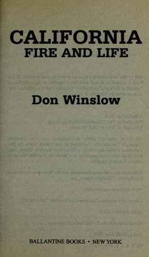Cover of California fire and life