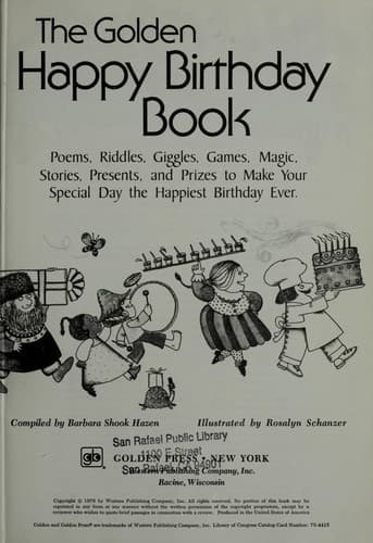 Cover of The Golden happy birthday book