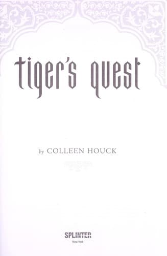 Cover of Tiger's Quest
